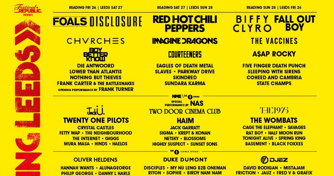 76 new acts have been confirmed for Reading and Leeds Festivals