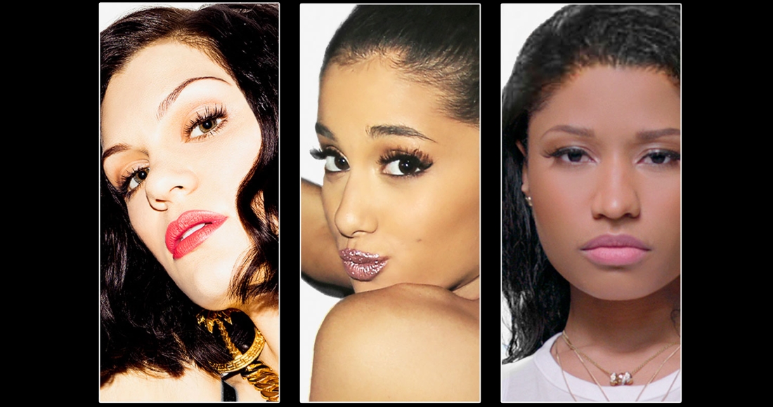 Bang Bang Into The Chart Jessie J Ariana And Nicki Minaj