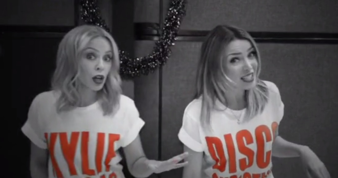 Kylie and Dannii get festive in new Christmas duet video