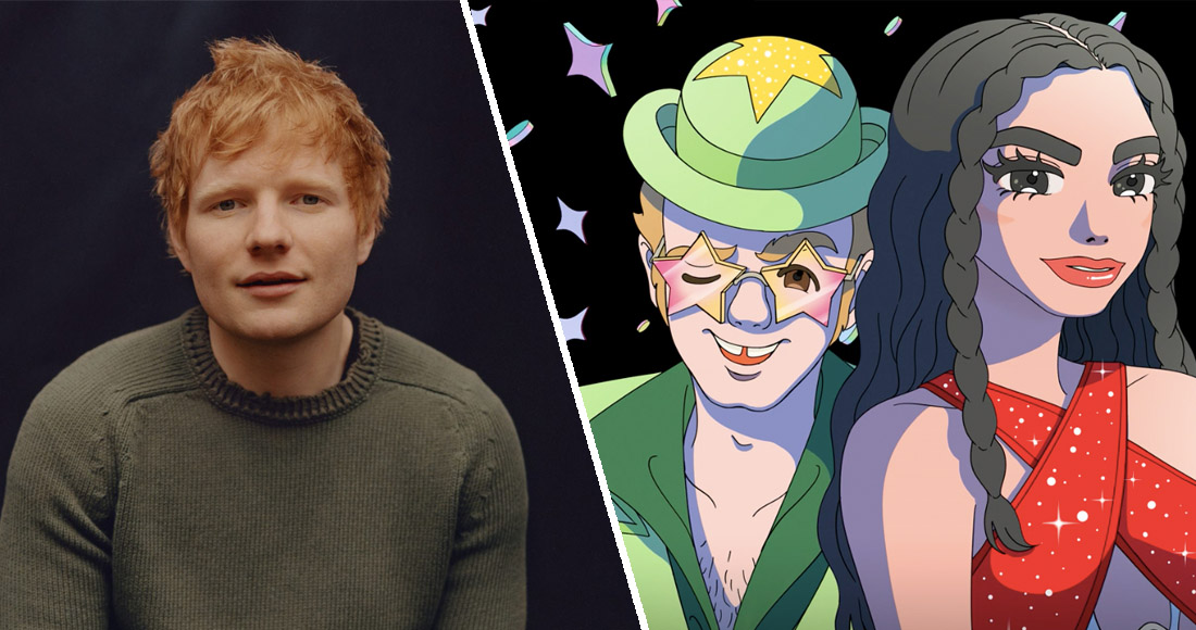 Elton John Dua Lipa Vs Ed Sheeran For Official Uk Number 1 Single