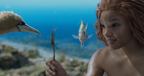 Still shot of Halle Bailey as The Little Mermaid 