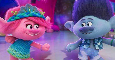 Trolls Band Together marches up to Number 1 on the Official Film Chart ...