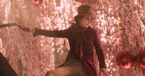 Still of Timothee Chalamet in Wonka