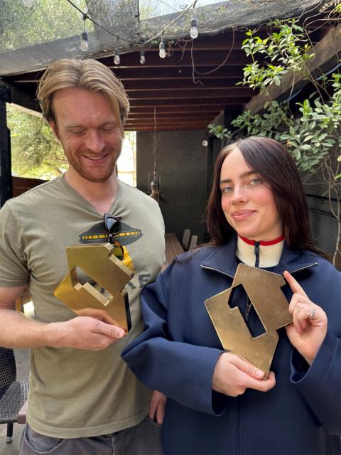 Billie Eilish - Hit Me Hard And Soft Official Number 1 award