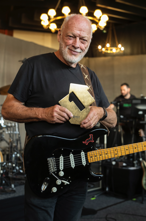 David Gilmour Luck and Strange Number 1 album