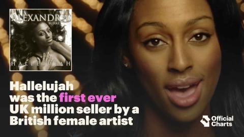 Alexandra Burke's Hallelujah - first million-selling single by a British female artist