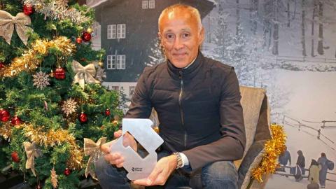 WHAM's Andrew Ridgeley celebrates Last Christmas winning Christmas Number 1 2024 and making chart history