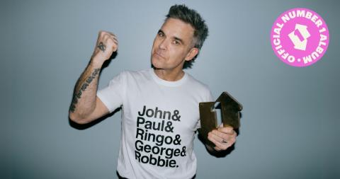 Robbie Williams matches The Beatles Number 1 albums Better Man