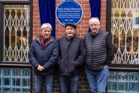 Stock Aitken Waterman blue plaque London Hit Factory