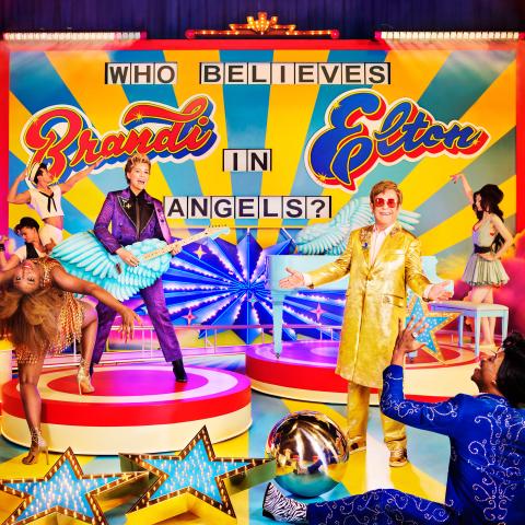 Elton John and Brandi Carlile's Who Believes In Angels? album cover