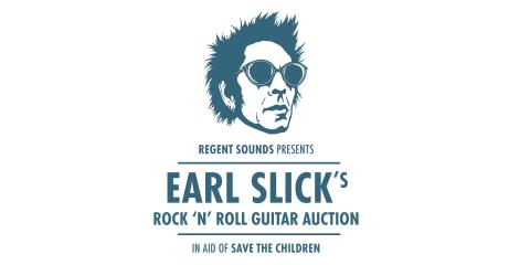 Earl Slick Rock_n_Roll Guitar Auction Logo