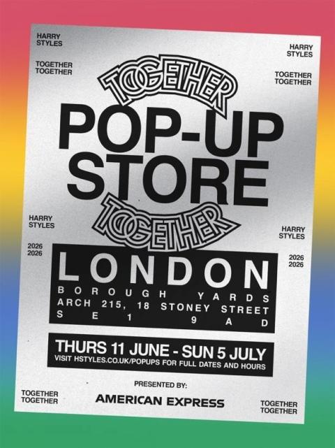 harry styles pop up poster