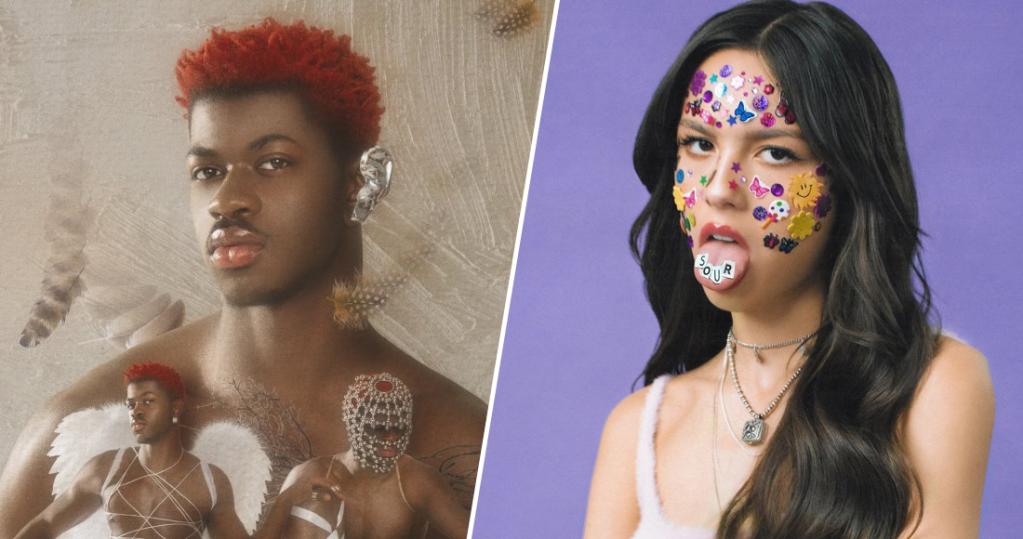 Lil Nas X Heading For Number 1 Olivia Rodrigo Set To Be Highest Climber On Official Chart