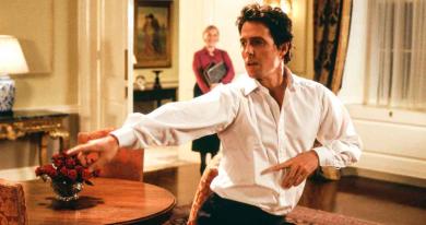 Hugh Grant in Love Actually