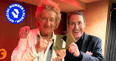 Rod Stewart and Jools Holland